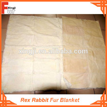 Comfortable Rex Rabbit Fur Blanket